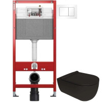 Комплект подвесной унитаз Bien Vokha MDKA052N1VP0B7000 + система инсталляции Tece 9400413