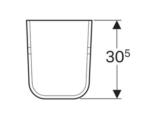 Купить Полупьедестал для раковины Geberit Renova 290520000 в магазине сантехники Santeh-Crystal.ru
