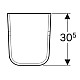 Купить Полупьедестал для раковины Geberit Renova 290520000 в магазине сантехники Santeh-Crystal.ru