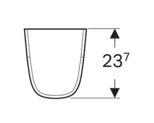 Заказать Полупьедестал для раковины Geberit Renova Compact 296250000 в магазине сантехники Santeh-Crystal.ru