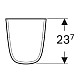 Заказать Полупьедестал для раковины Geberit Renova Compact 296250000 в магазине сантехники Santeh-Crystal.ru