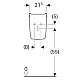 Заказать Полупьедестал для раковины Geberit Renova Compact 296250000 в магазине сантехники Santeh-Crystal.ru
