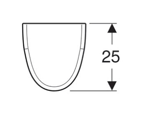Купить Полупьедестал для раковины Geberit Renova 290530000 в магазине сантехники Santeh-Crystal.ru