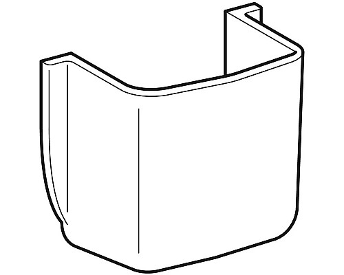 Приобрести Полупьедестал для раковины Geberit Bambini 296500000 в магазине сантехники Santeh-Crystal.ru
