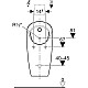 Купить Писсуар для встроенной системы смыва Geberit Preda 116.070.00.1 в магазине сантехники Santeh-Crystal.ru