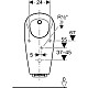Купить Писсуар со встроенным управлением, питание от генератора Geberit Selva 116.084.00.1 в магазине сантехники Santeh-Crystal.ru