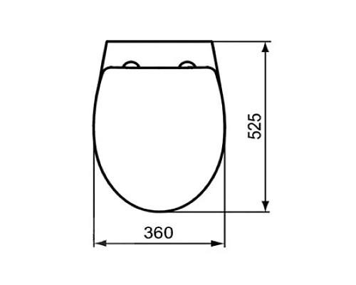 Заказать Крышка-сиденье для унитаза Ideal Standard Ecco R195001 в магазине сантехники Santeh-Crystal.ru