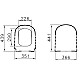Приобрести Крышка-сиденье с микролифтом Vitra D-Light 104-003-009 в магазине сантехники Santeh-Crystal.ru