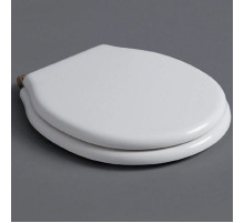 Сиденье для унитаза с микролифтом белый/бронза Simas Londra LO007Sbi/br