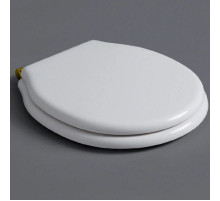 Сиденье для унитаза с микролифтом белый/золото Simas Londra LO007Sbi/oro