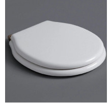 Сиденье для унитаза с микролифтом белый/бронза Simas Londra LO007bi/br