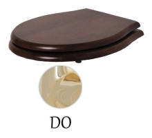 Сиденье для унитаза с микролифтом орех/золото Azzurra Giunone-Jubilaeum 1800NM/F noce/oro