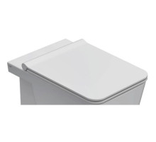 Сиденье для унитаза с микролифтом белый/хром Globo Incantho IN020bIcr