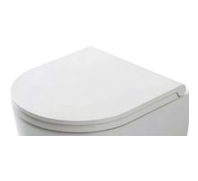 Сиденье для унитаза с микролифтом белый/хром Globo Forty3 FOR22BI/cr