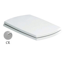 Сиденье для унитаза с микролифтом белый/хром Artceram Jazz JZA0060171