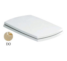 Сиденье для унитаза с микролифтом белый/золото Artceram Jazz JZA0060173