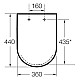 Заказать Сиденье для унитаза Roca Hall 80162B004 в магазине сантехники Santeh-Crystal.ru