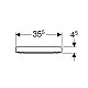 Приобрести Сиденье для унитаза,верхнее крепление Geberit iCon 574120000 в магазине сантехники Santeh-Crystal.ru
