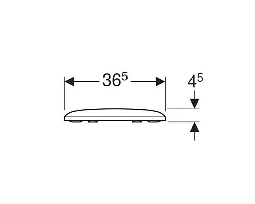 Приобрести Сиденье для унитаза,верхнее крепление Geberit iCon Square 571900000 в магазине сантехники Santeh-Crystal.ru