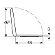 Купить Сиденье для унитаза,верхнее крепление Geberit Renova 573015000 в магазине сантехники Santeh-Crystal.ru