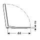 Купить Сиденье для унитаза с микролифтом,верхнее крепление Geberit Renova 573085000 в магазине сантехники Santeh-Crystal.ru