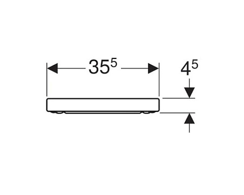 Купить Сиденье для унитаза с микролифтом,верхнее крепление Geberit Renova 573085000 в магазине сантехники Santeh-Crystal.ru