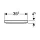 Купить Сиденье для унитаза с микролифтом,верхнее крепление Geberit Renova 573085000 в магазине сантехники Santeh-Crystal.ru