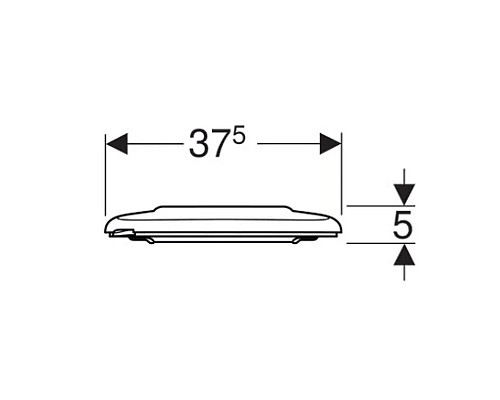 Заказать Сиденье для унитаза,верхнее крепление Geberit Renova Comfort 500.679.01.1 в магазине сантехники Santeh-Crystal.ru