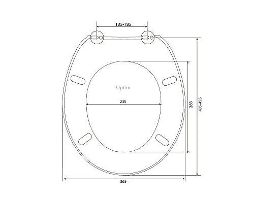 Заказать Сиденье для унитаза Berges Optim A 011301 в магазине сантехники Santeh-Crystal.ru