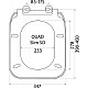 Заказать Сиденье для унитаза с микролифтом Berges Quad slim SO 018203 в магазине сантехники Santeh-Crystal.ru