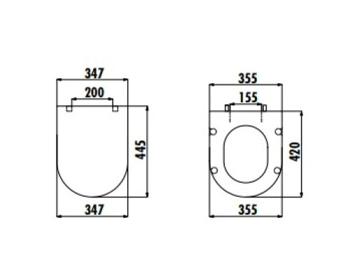 Заказать Сиденье для унитаза с микролифтом Creavit Amasra KC0103.03.0000E в магазине сантехники Santeh-Crystal.ru