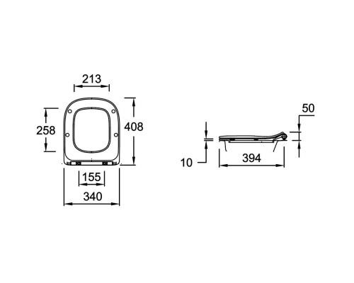 Приобрести Сиденье для унитаза с микролифтом Jacob Delafon Struktura E70025-00 в магазине сантехники Santeh-Crystal.ru