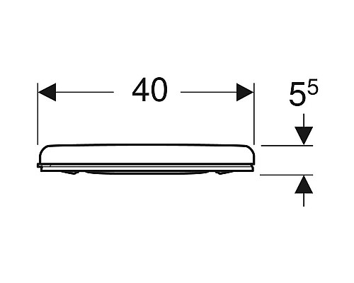 Купить Сиденье для унитаза,нижнее крепление Geberit Renova Comfort 572830000 в магазине сантехники Santeh-Crystal.ru