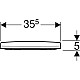 Купить Сиденье для унитаза с микролифтом, верхнее крепление Geberit Acanto 500.660.01.2 в магазине сантехники Santeh-Crystal.ru