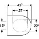 Купить Сиденье для унитаза с микролифтом, верхнее крепление Geberit Acanto 500.660.01.2 в магазине сантехники Santeh-Crystal.ru