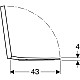 Купить Сиденье для унитаза, верхнее крепление Geberit Renova Plan 500.689.01.1 в магазине сантехники Santeh-Crystal.ru