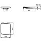 Приобрести Сиденье для унитаза с микролифтом Ideal Standard Strada II T360101 в магазине сантехники Santeh-Crystal.ru