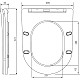 Заказать Сиденье для унитаза с микролифтом Art&Max Ovale AM011SC-MB в магазине сантехники Santeh-Crystal.ru