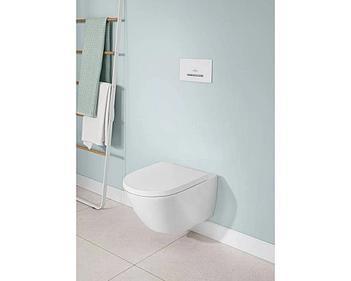 Приобрести Сиденье для унитаза с микролифтом Villeroy & Boch Subway 3.0 8M42S101 в магазине сантехники Santeh-Crystal.ru