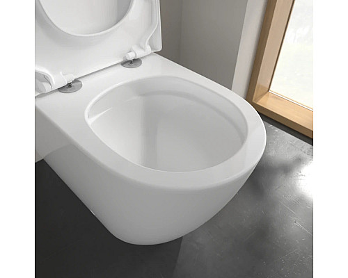 Приобрести Чаша напольного безободкового унитаза Villeroy & Boch Subway 3.0 ViClean 4672T001 в магазине сантехники Santeh-Crystal.ru