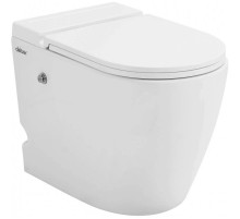 Напольный унитаз с сиденьем микролифт с импульсным смывом Abber Bequem AC1115P