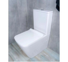 Унитаз-компакт безободковый с сиденьем микролифт GID Tr2170