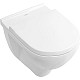 Приобрести Подвесной унитаз с сиденьем микролифт Villeroy & Boch O.Novo 5660H101 в магазине сантехники Santeh-Crystal.ru
