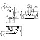 Купить Биде подвесное Ideal Standard Tesi T355201 в магазине сантехники Santeh-Crystal.ru