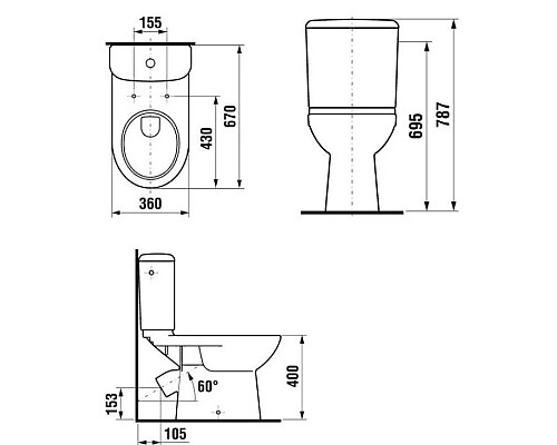 Заказать Унитаз-компакт Jika Olymp 8226140002429 в магазине сантехники Santeh-Crystal.ru