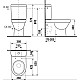 Приобрести Чаша напольного унитаза Jika Tigo 8242160002311 в магазине сантехники Santeh-Crystal.ru