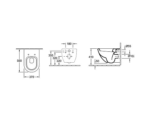 Santeh-Crystal.ru: Подвесной унитаз Villeroy & Boch Subway 660010R1 Приобрести Подвесной унитаз Villeroy & Boch Subway 660010R1 в магазине сантехники Santeh-Crystal.ru