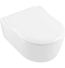 Подвесной безободковый унитаз с сиденьем микролифт Villeroy & Boch Avento 5656RS01