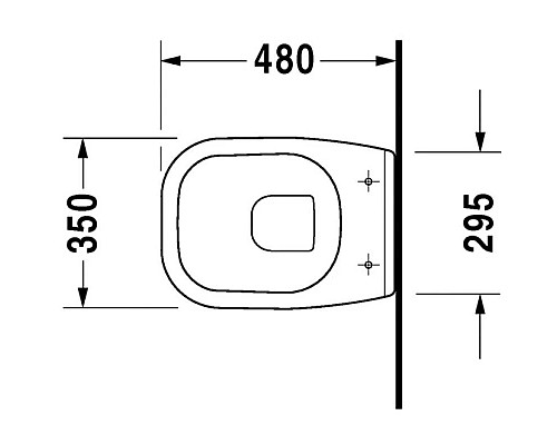 Приобрести Подвесной унитаз Duravit D-Code 22110900002 в магазине сантехники Santeh-Crystal.ru