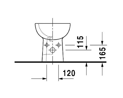 Купить Биде напольное Duravit D-Code 22371000002 в магазине сантехники Santeh-Crystal.ru